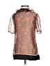 Coach Brown Short Sleeve Blouse Size 2 - photo 1