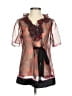 Coach Brown Short Sleeve Blouse Size 2 - photo 2