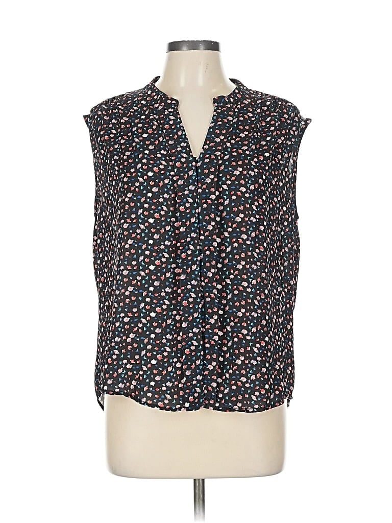 Pre-owned Koko + Mason Sleeveless Blouse In Black