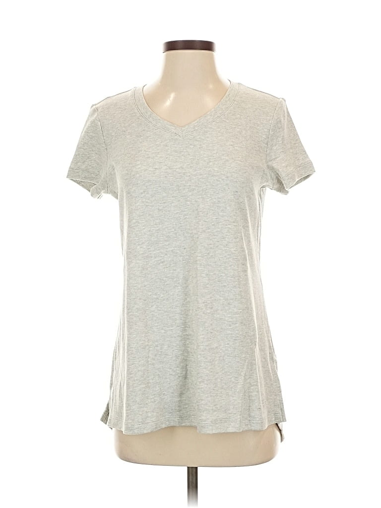 Pre-owned Isaac Mizrahi Live Short Sleeve T-shirt In Silver