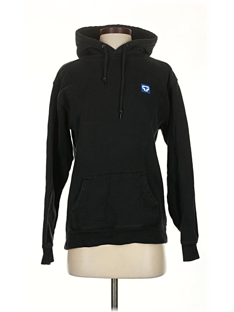 Pre-owned Assorted Brands Pullover Hoodie In Black