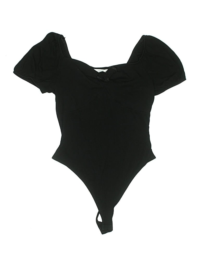 Pre-owned Lauren Conrad Bodysuit In Black