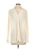 showpo 100% Polyester Ivory Long Sleeve Blouse Size 0 - photo 1