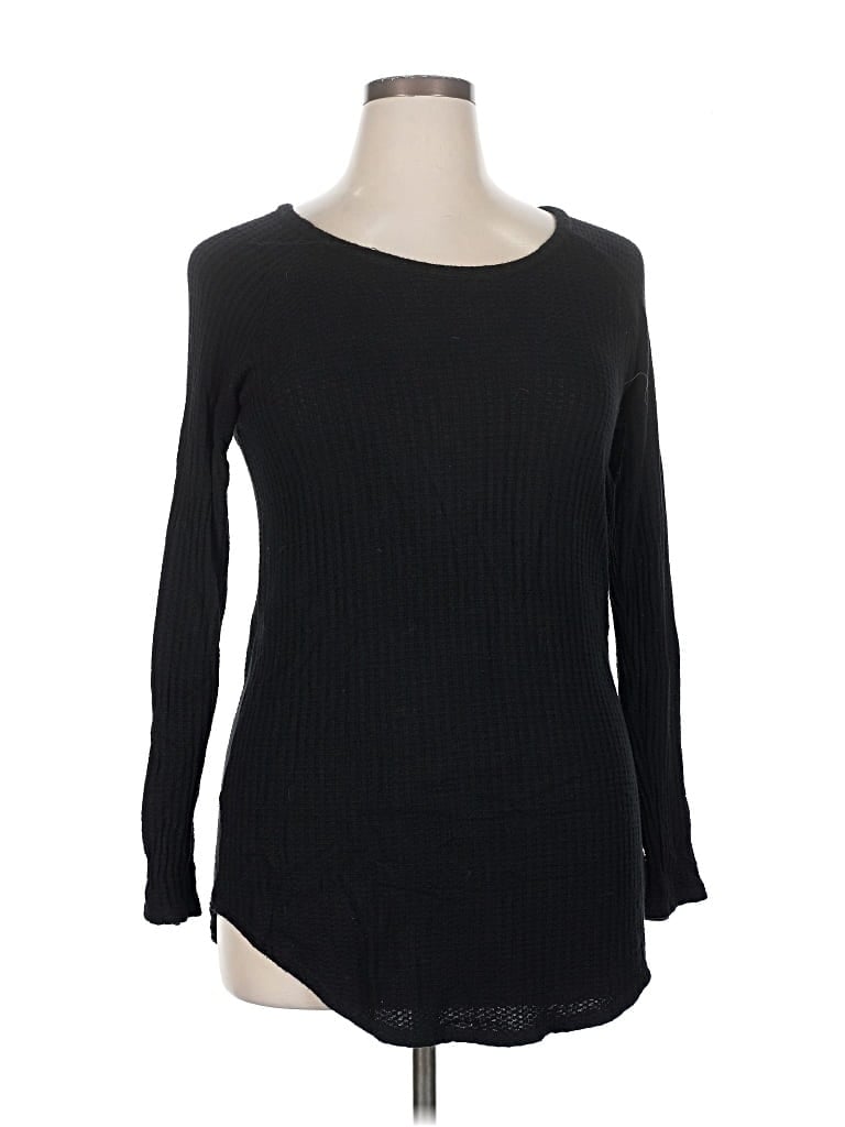 Pre-owned Chaser Long Sleeve T-shirt In Black