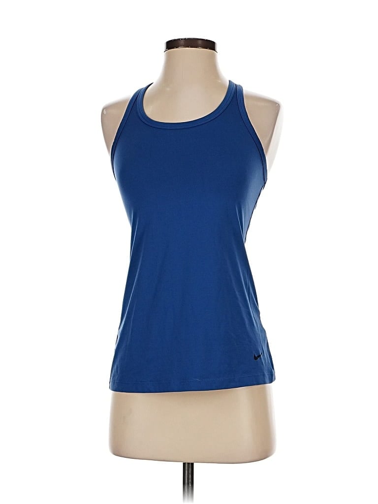 Pre-owned Nike Active Tank Top In Blue