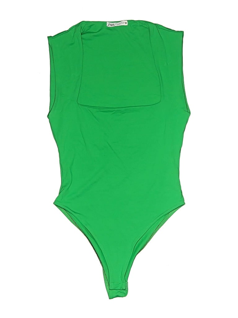 Pre-owned Zara Bodysuit In Green