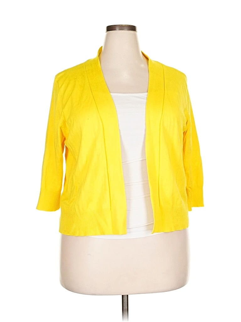 Pre-owned Assorted Brands Kimono In Yellow