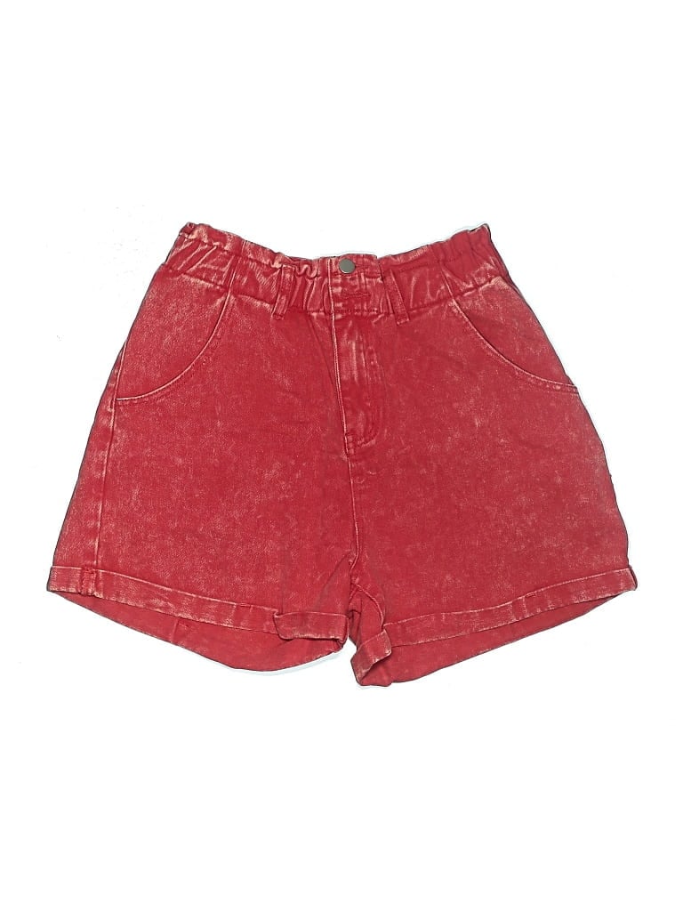 Pre-owned Pink Lily Denim Shorts In Red