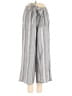 Caslon Stripes Gray Linen Pants Size XS - photo 1