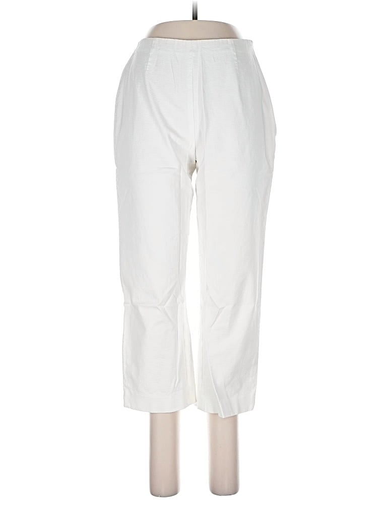 Pre-owned Saks Fifth Avenue Casual Pants In White