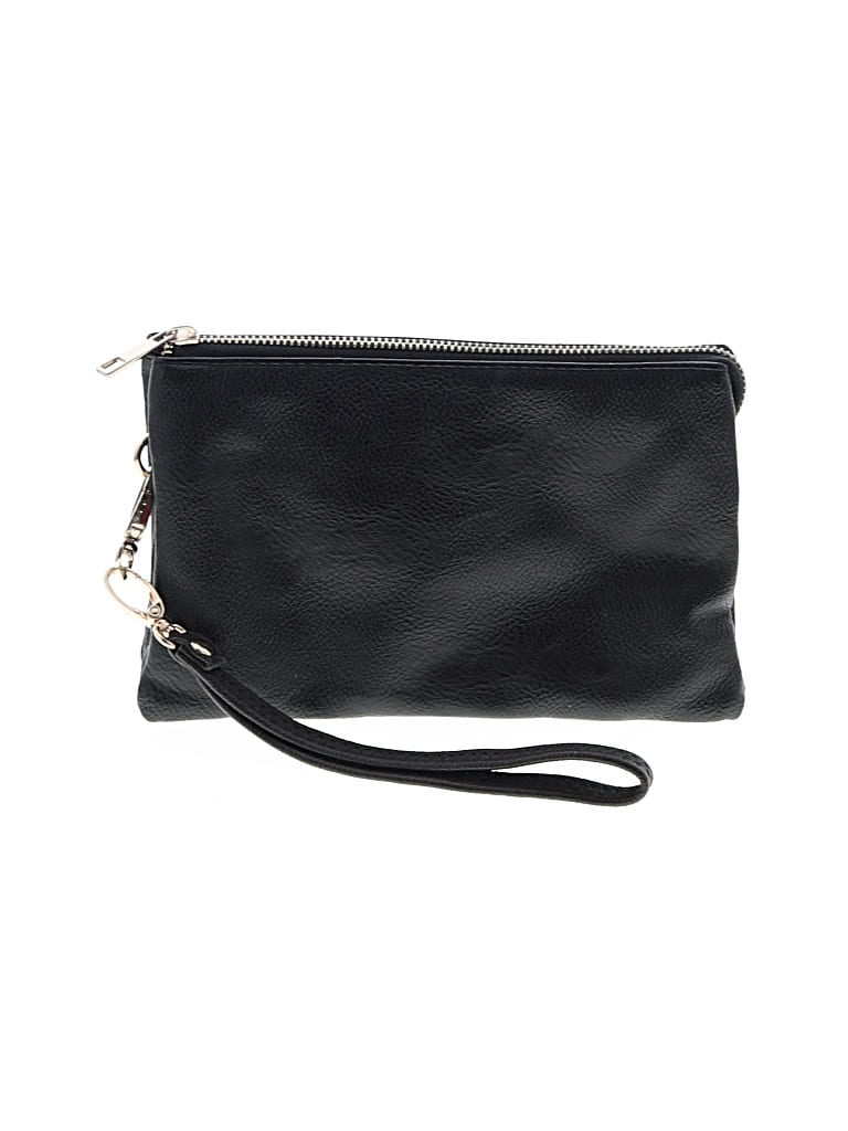 Pre-owned Unbranded Wristlet In Black