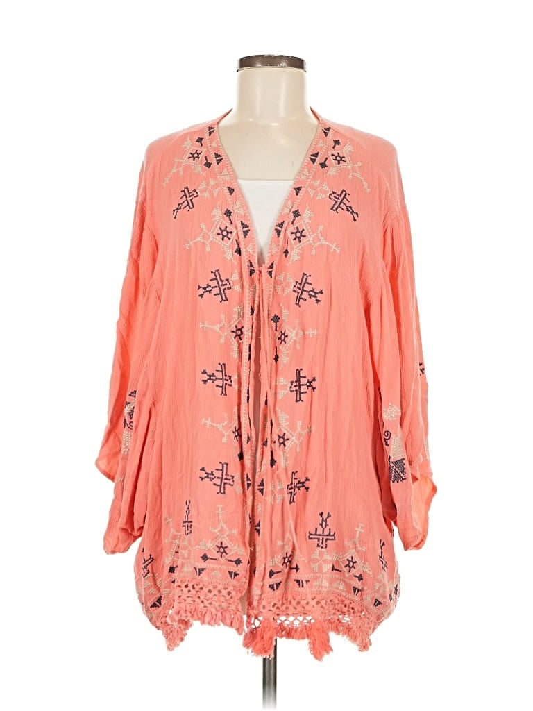 Pre-owned Monoreno Kimono In Orange