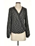 Max Studio Polka Dots Black Long Sleeve Blouse Size S - photo 1
