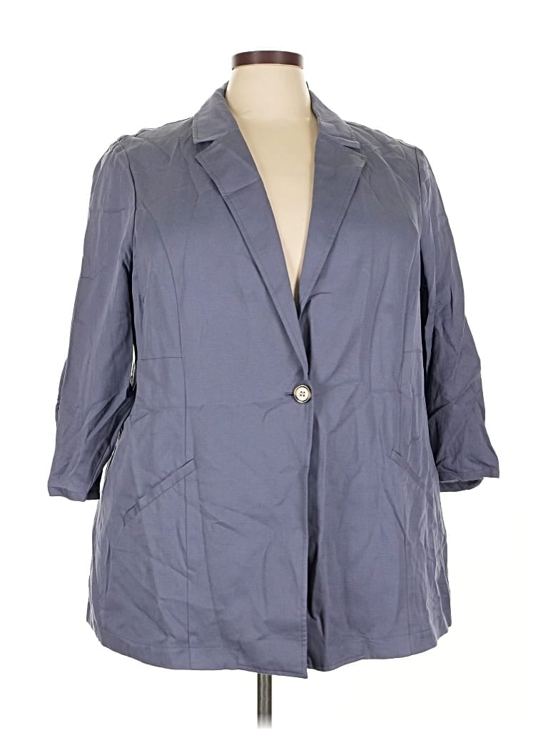 Pre-owned Torrid Blazer Jacket In Blue