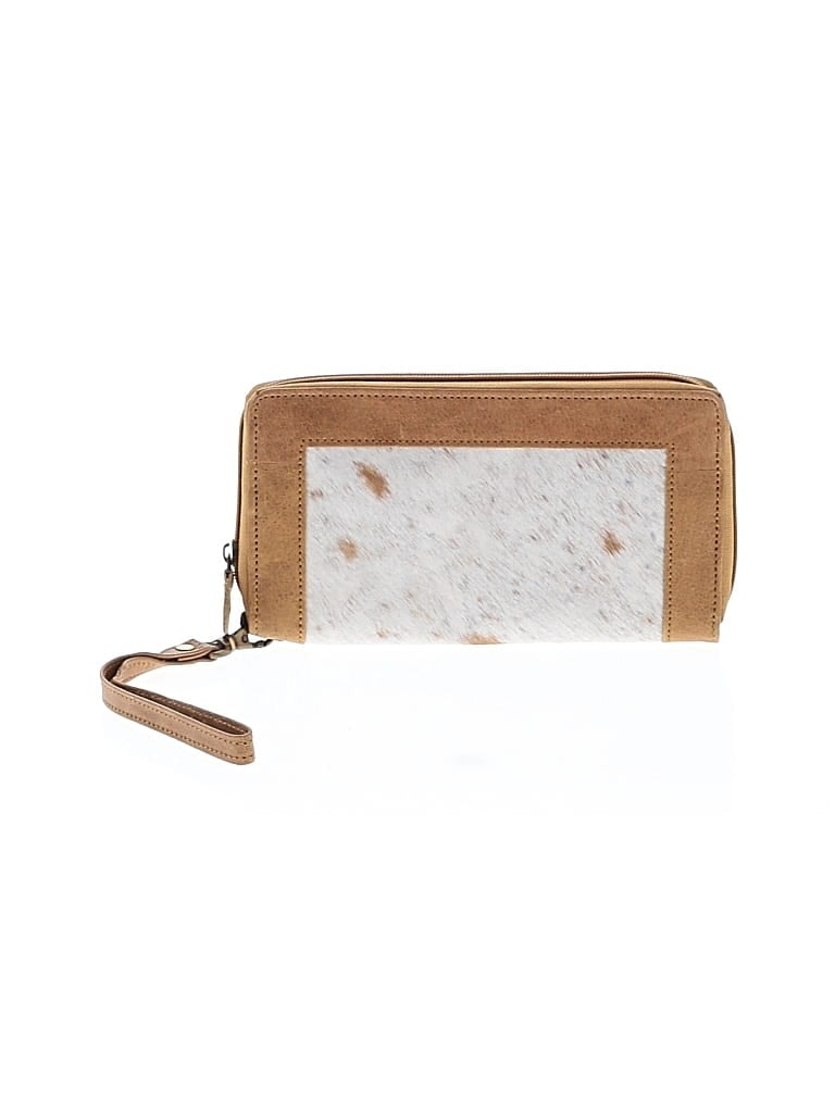 Pre-owned Assorted Brands Wristlet In Brown