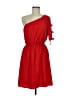 Gianni Bini 100% Polyester Solid Red Casual Dress Size M - photo 1
