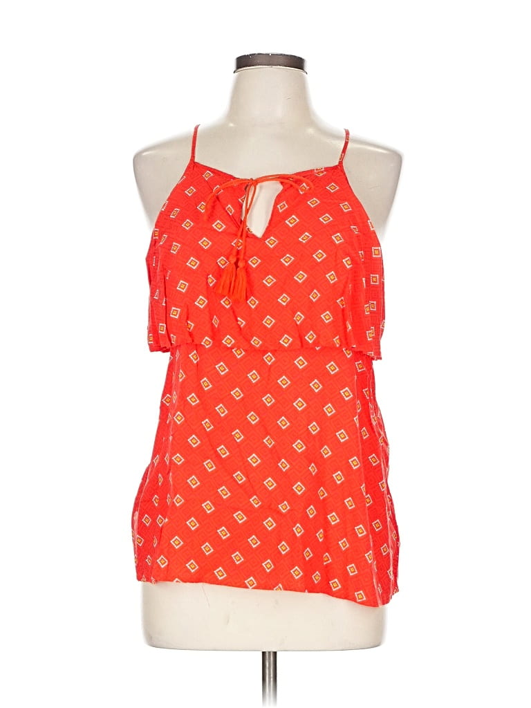 Pre-owned Old Navy Sleeveless Blouse In Orange