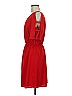 Gianni Bini 100% Polyester Solid Red Casual Dress Size M - photo 5