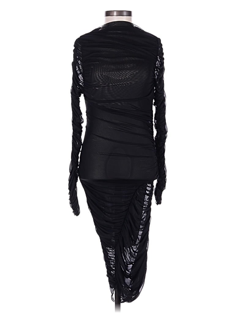 Pre-owned Prettylittlething Cocktail Dress In Black