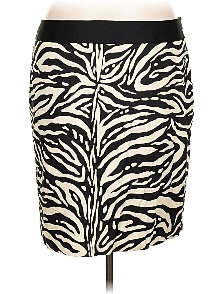 Pre-owned Eloquii Casual Skirt In White