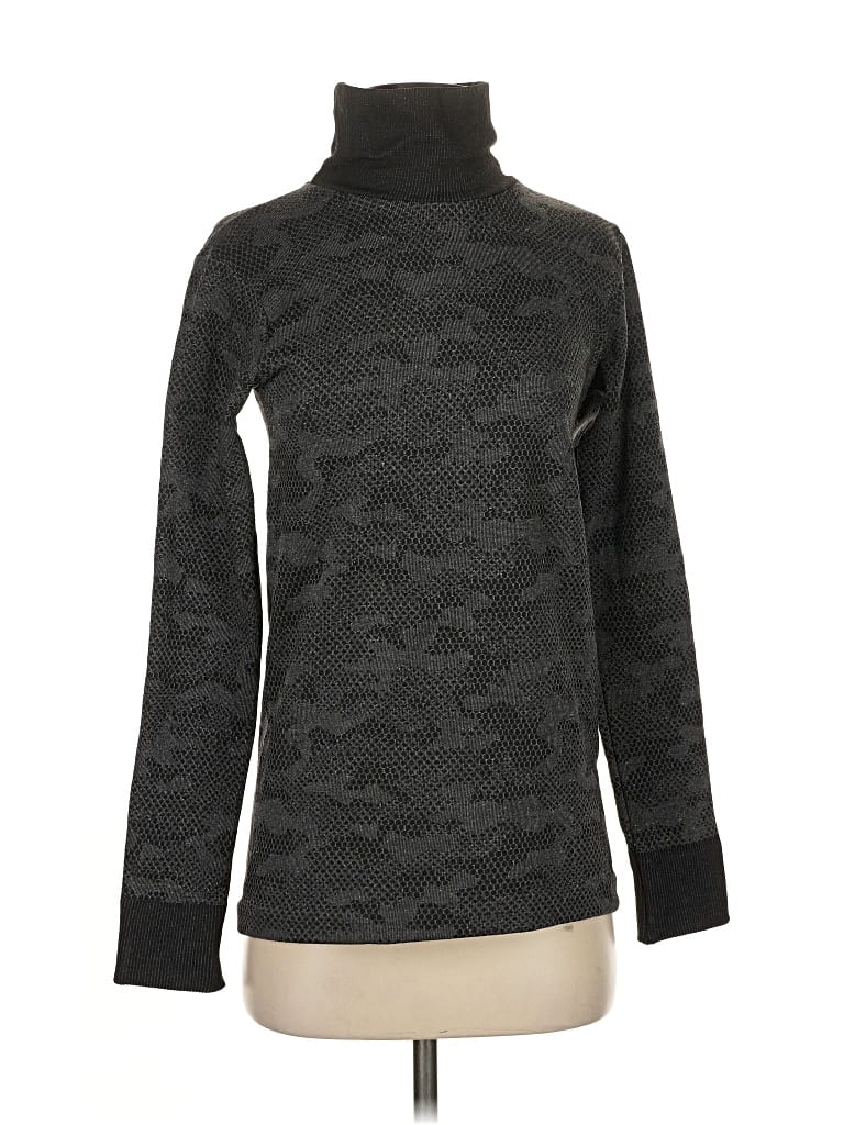 Pre-owned Assorted Brands Turtleneck Sweater In Black