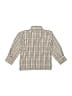 Goodlad Checkered-gingham Brown Long Sleeve Button-Down Shirt Size 4 - photo 2