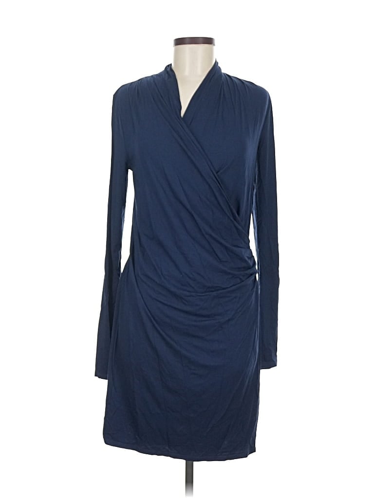 Pre-owned Three Dots Cardigan Sweater In Blue