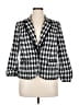 Catherine Malandrino Houndstooth Silver Blazer Size XL - photo 1