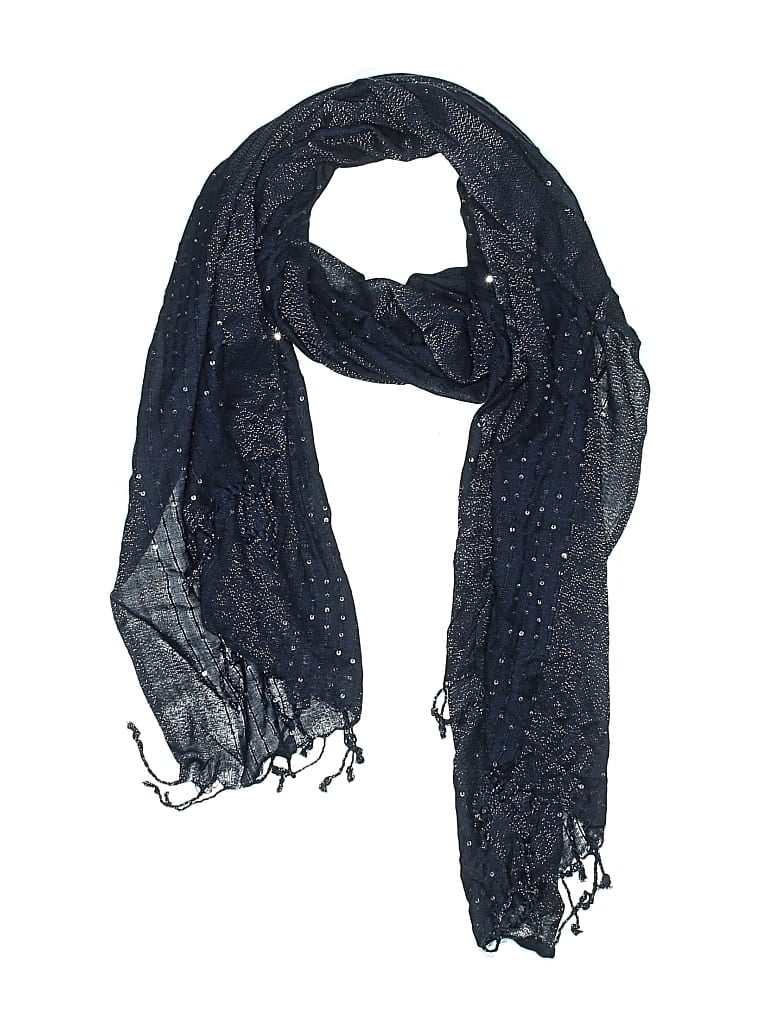 Pre-owned Unbranded Scarf In Blue