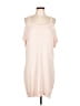 Athleta Solid Pink Casual Dress Size L (petite) - photo 1