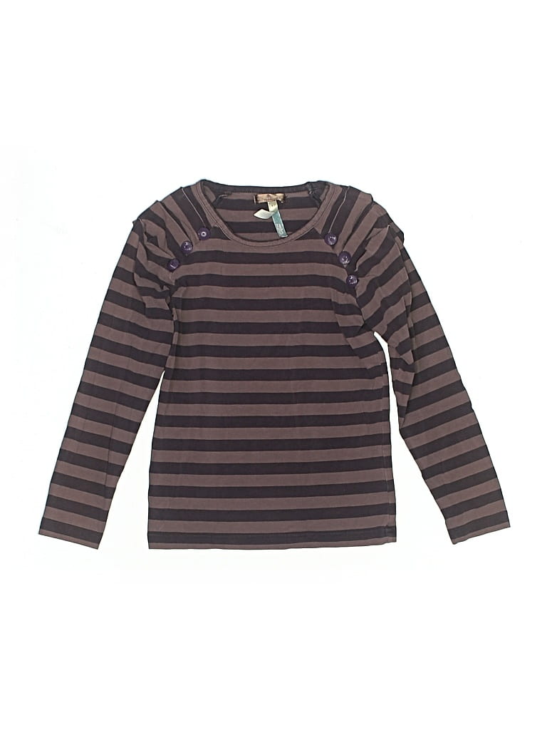Pre-owned Matilda Jane Kids' Long Sleeve T-shirt In Brown