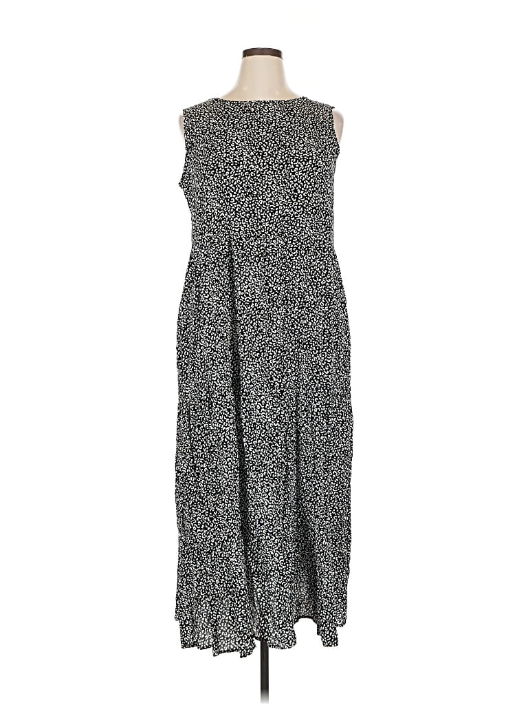 Pre-owned Halife Casual Dress In Gray