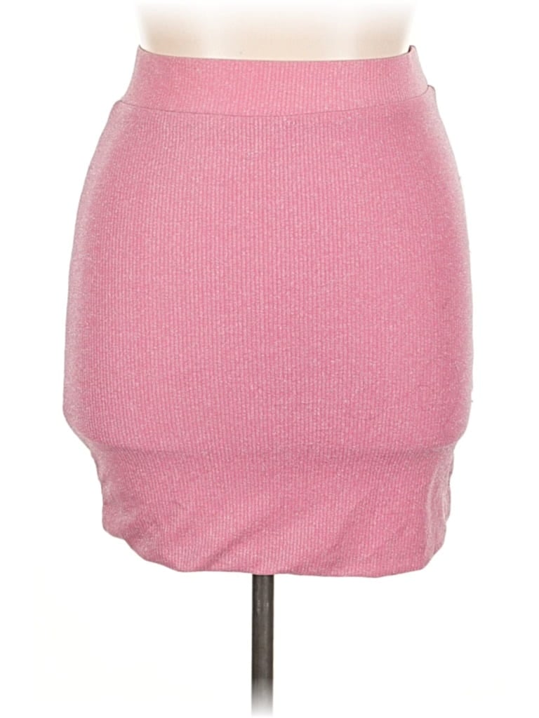 Meshki Casual Skirt In Pink