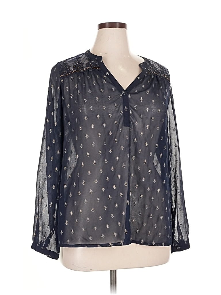 Pre-owned Bila Long Sleeve Polo Shirt In Gray