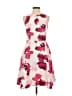 Donna Morgan 100% Polyester Floral Pink Cocktail Dress Size 2 - photo 1
