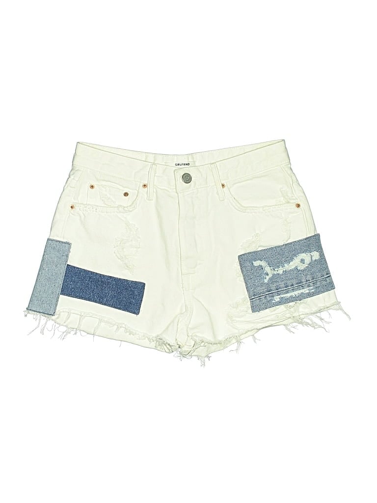 Pre-owned Grlfrnd Denim Shorts In Green