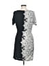 BCBGMAXAZRIA Graphic Multi Color Gray Cocktail Dress Size M - photo 2