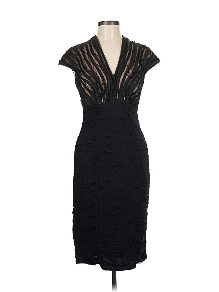 Pre-owned Tadashi Shoji Cocktail Dress In Black