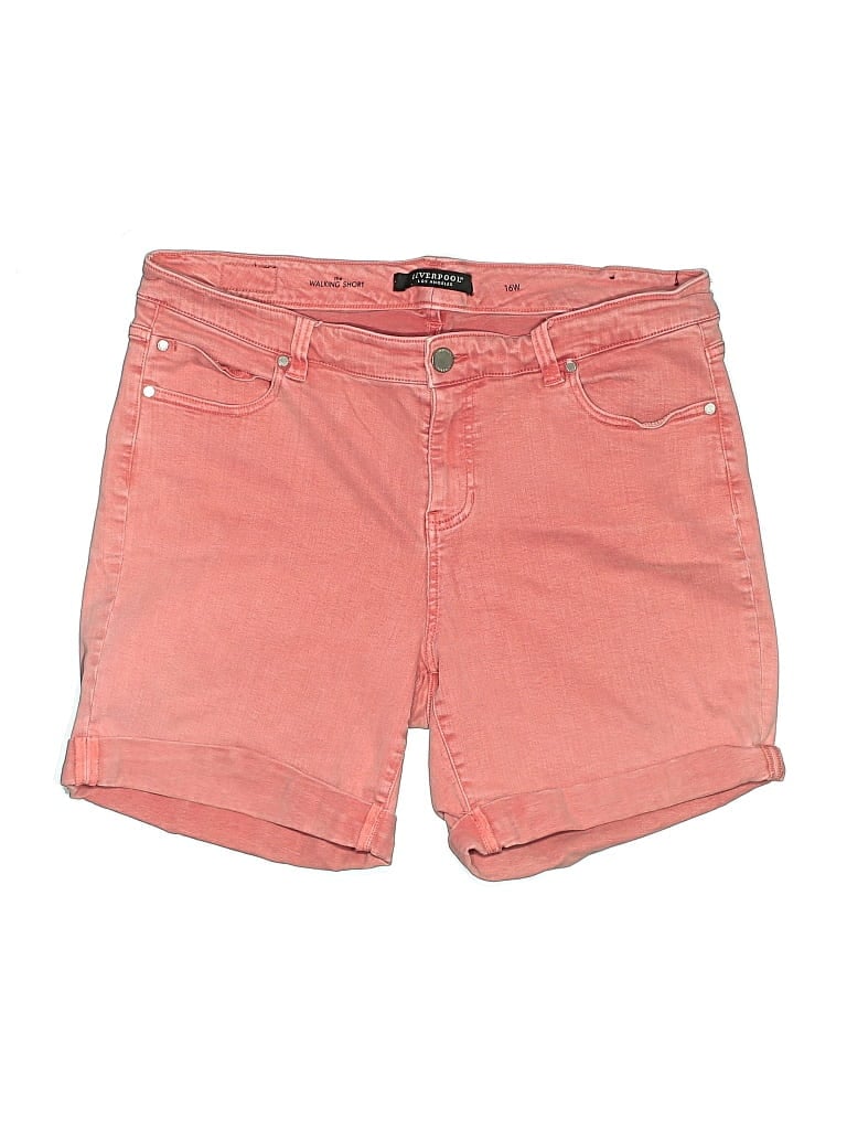 Pre-owned Liverpool Los Angeles Denim Shorts In Pink