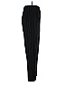 New In 100% Polyester Stripes Black Casual Pants Size L - photo 4