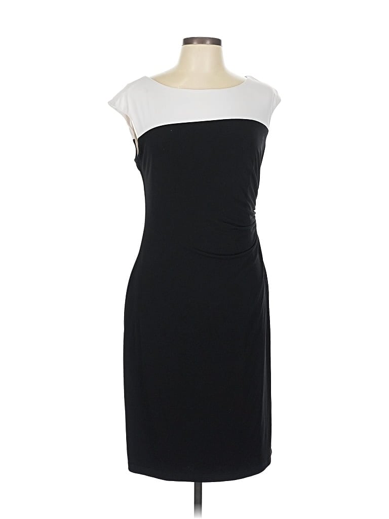 Pre-owned Connected Apparel Cocktail Dress In Black