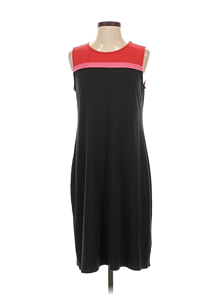 Pre-owned Jjill Casual Dress In Black