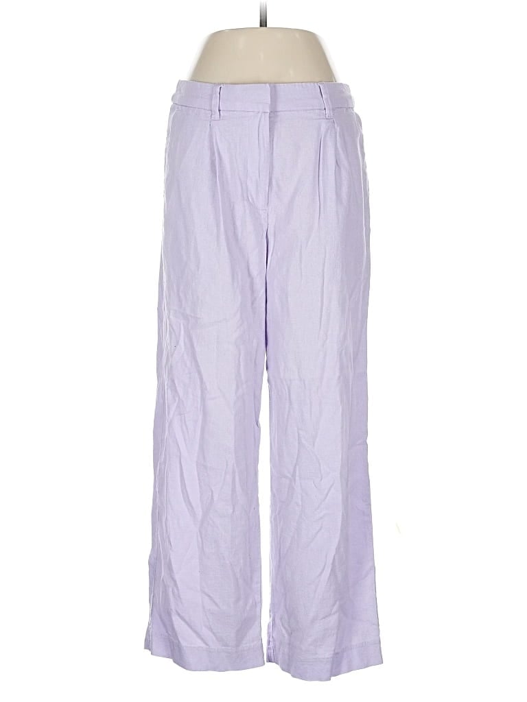 Pre-owned Old Navy Linen Pants In Purple