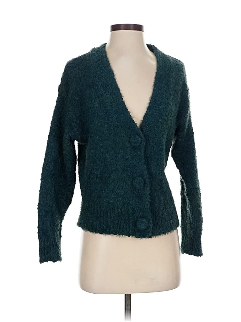 Pre-owned Lush Cardigan Sweater In Blue