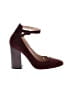 Gianvito Rossi Burgundy Heels Size EU 39 1/2 - photo 1