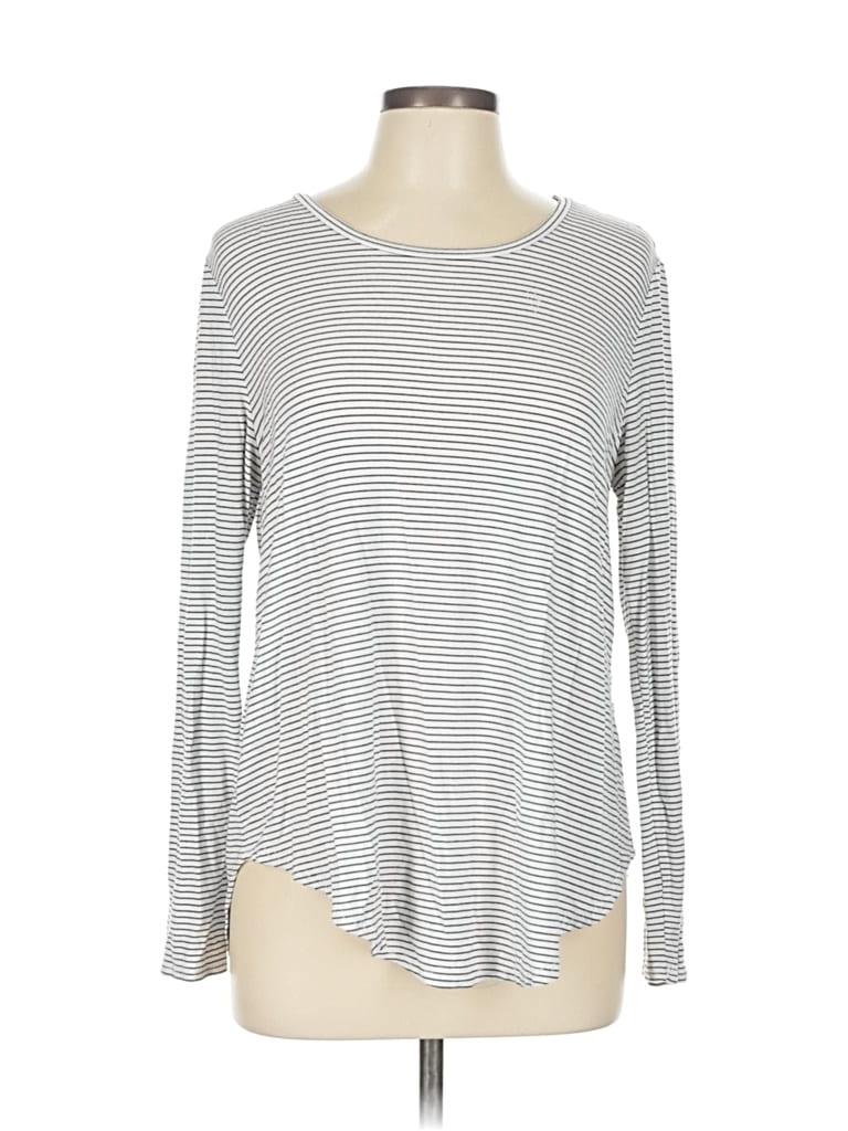 Pre-owned Market & Spruce Long Sleeve T-shirt In Silver