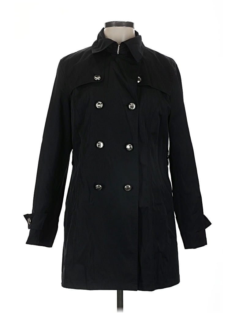 Pre-owned Michael Michael Kors Trenchcoat In Black