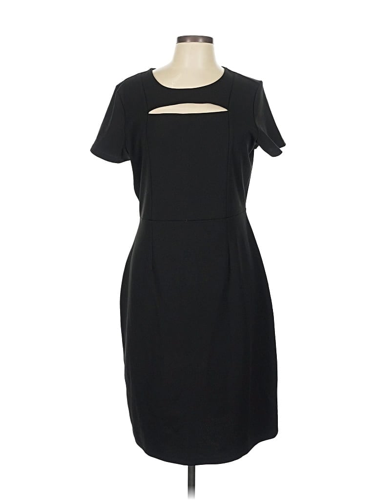 Pre-owned Harve Benard Casual Dress In Black