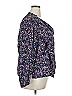 Joie 100% Viscose Blue Purple 3/4 Sleeve Blouse Size 2X - photo 4