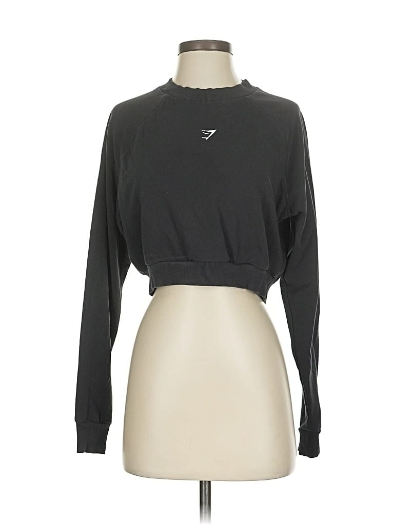 Pre-owned Gymshark Sweatshirt In Black